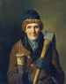 De houthakker - Eduard Ritter — weergave van het kunstwerk