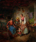 Eerste stappen thuis - Eduard Ritter — weergave van het kunstwerk