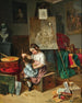 The Young Artist in the Studio - Eduard Ritter — artwork view