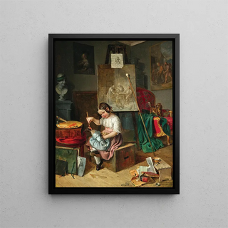 Eduard Ritter - The Young Artist in the Studio.webp