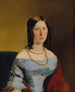 Portret van een dame - Eduard Swoboda — weergave van het kunstwerk