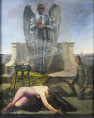 Eduard Veith - Ehrung an einem Heldendenkmal.webp