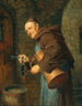 van een kast met een sleutelbos - Eduard von Grützner — weergave van het kunstwerk