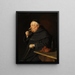 van een Benedictijnse monnik met wijn bij het ontbijt - Eduard von Grützner — ingelijst kunstwerk aan de muur