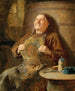 Vredige rust - Eduard von Grützner — weergave van het kunstwerk
