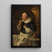 Reproductie van het schilderij De wijnproeverij - Eduard von Grützner