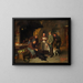 Een goede geroosterde - Eduard von Grützner — ingelijst kunstwerk aan de muur