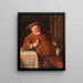 Falstaff II - Eduard von Grützner — ingelijst kunstwerk aan de muur