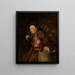 Monnik drinkend - Eduard von Grützner — ingelijst kunstwerk aan de muur