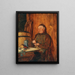 Rustig - Eduard von Grützner — ingelijst kunstwerk aan de muur