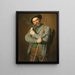 De jager - Eduard von Grützner — ingelijst kunstwerk aan de muur