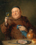 Het monnikenmaal - Eduard von Grützner — weergave van het kunstwerk