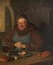 Avondmaal - Eduard von Grützner — weergave van het kunstwerk