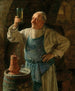 Wijnproeverij - Eduard von Grützner — weergave van het kunstwerk
