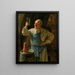 Wijnproeverij - Eduard von Grützner — ingelijst kunstwerk aan de muur