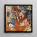 Educatie - Rik Wouters — ingelijst kunstwerk aan de muur