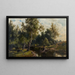 Vissen - Edvard Bergh — ingelijst kunstwerk aan de muur