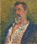 Zelfportret - Edvard Diriks — weergave van het kunstwerk