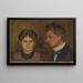 Aase en Harald Nørregaard - Edvard Munch — ingelijst kunstwerk aan de muur