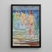 Reproductie van het schilderij Mannen die baden - Edvard Munch