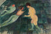 Vrouwen die baden - Edvard Munch — weergave van het kunstwerk