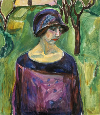 Edvard Munch - Birgit Preste in the Garden.webp
