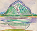 Bergen - Edvard Munch — weergave van het kunstwerk