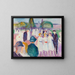 Wandelingen in de lente - Edvard Munch — ingelijst kunstwerk aan de muur