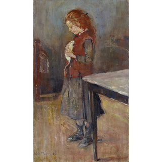 Edvard Munch - Redhaired Girl With White Rat.webp