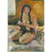 Nuda zittend - Edvard Munch — weergave van het kunstwerk