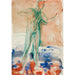 Reproductie van het schilderij Staand naakt - Edvard Munch