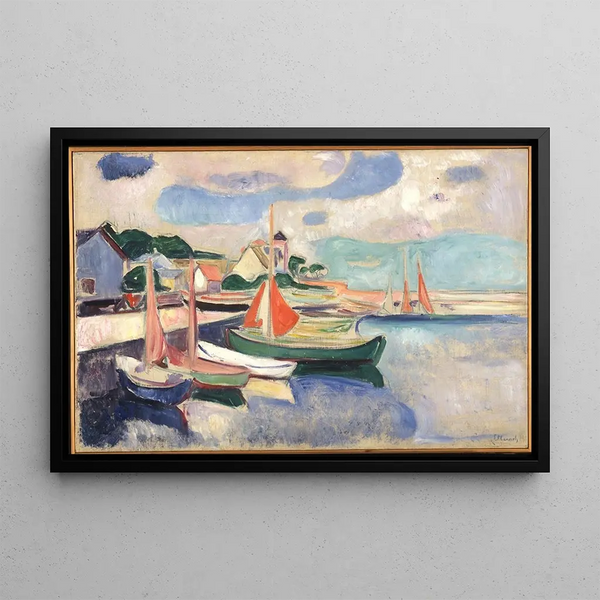 Edvard Munch - Taarbk Harbour.webp