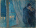 De Kus - Edvard Munch — weergave van het kunstwerk