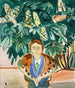 Onder de kastanjeboom - Edvard Munch — weergave van het kunstwerk