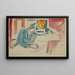 Onbekend 27 - Edvard Munch — ingelijst kunstwerk aan de muur