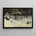 Winter - Edvard Munch — ingelijst kunstwerk aan de muur