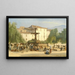Uitzicht op de stad Sulmona, Abruzzen, Italië - Edvard Petersen — ingelijst kunstwerk aan de muur