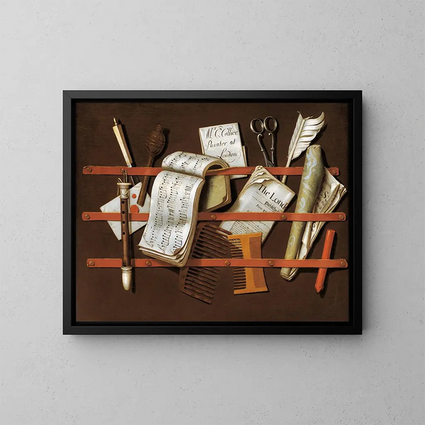 Porte-lettres - Edwaert Collier — ingelijst kunstwerk aan de muur