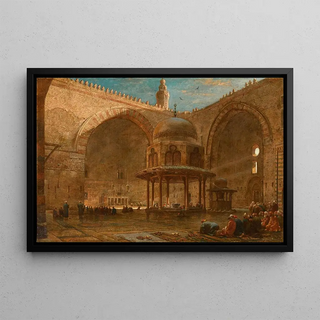 Edward Angelo Goodall - The Mosque of Sultan Hassan Cairo.webp