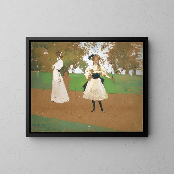 Jardins de Kensington - Edward Arthur Walton — ingelijst kunstwerk aan de muur