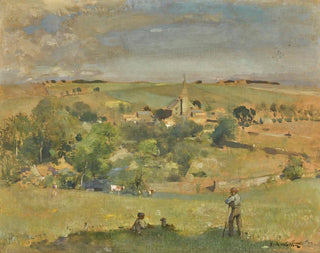 De hoogten van Ceres - Edward Arthur Walton — weergave van het kunstwerk