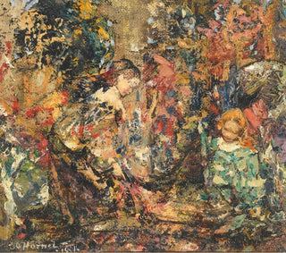 Edward Atkinson Hornel - Flower Girls.webp
