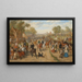 De Boerenmarkt - Edward Benjamin Herberte — ingelijst kunstwerk aan de muur
