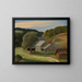 Landschap - Edward Bruce — ingelijst kunstwerk aan de muur