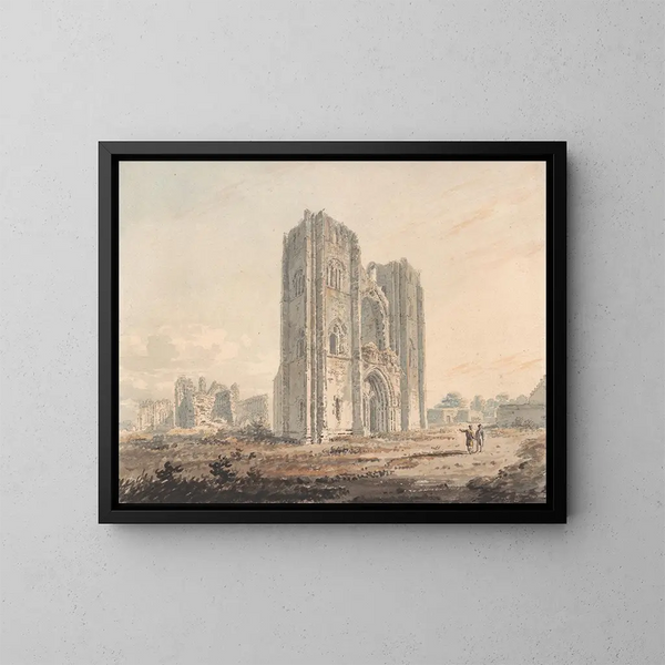 van de Elgin Kathedraal, Moray - Edward Dayes — ingelijst kunstwerk aan de muur