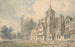 van de Exeter Cathedral en omliggende gebouwen - Edward Dayes — weergave van het kunstwerk