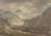 van het Honister-pas vanaf de Gatesgarth-boerderij Gatesgarthdale in het Lake District - Edward Dayes — weergave van het kunstwerk