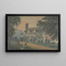 Rue de village - Edward Dayes — ingelijst kunstwerk aan de muur