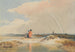 Landschapschilderij met regenboog - Edward Duncan — weergave van het kunstwerk