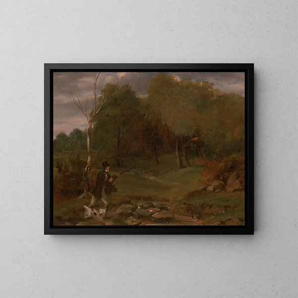 Jacht op de fazant - Edward Duncan — ingelijst kunstwerk aan de muur